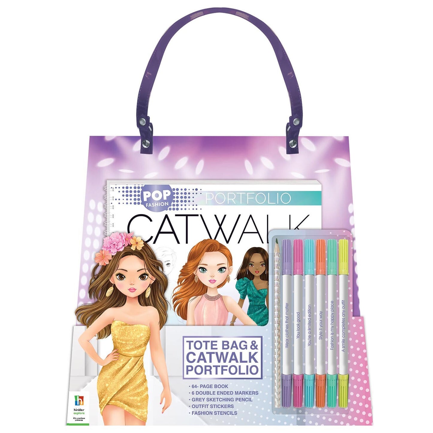 Pop Fashion Catwalk Tote Bag - 64 Pgs Book