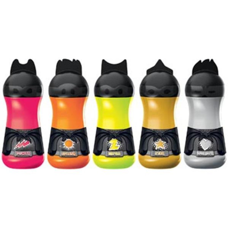 Poster Paints X5 3 Fluos + 2 Metallics Gold And Silver