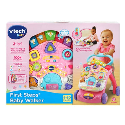 First Steps Baby Walker Pink