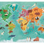 Puzzle 250 Mappe Geo Mondo/Animali
