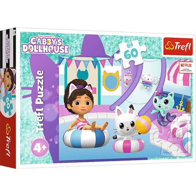 Puzzle Gabby'S Dollhouse - Gabby At The Pool X60Pcs