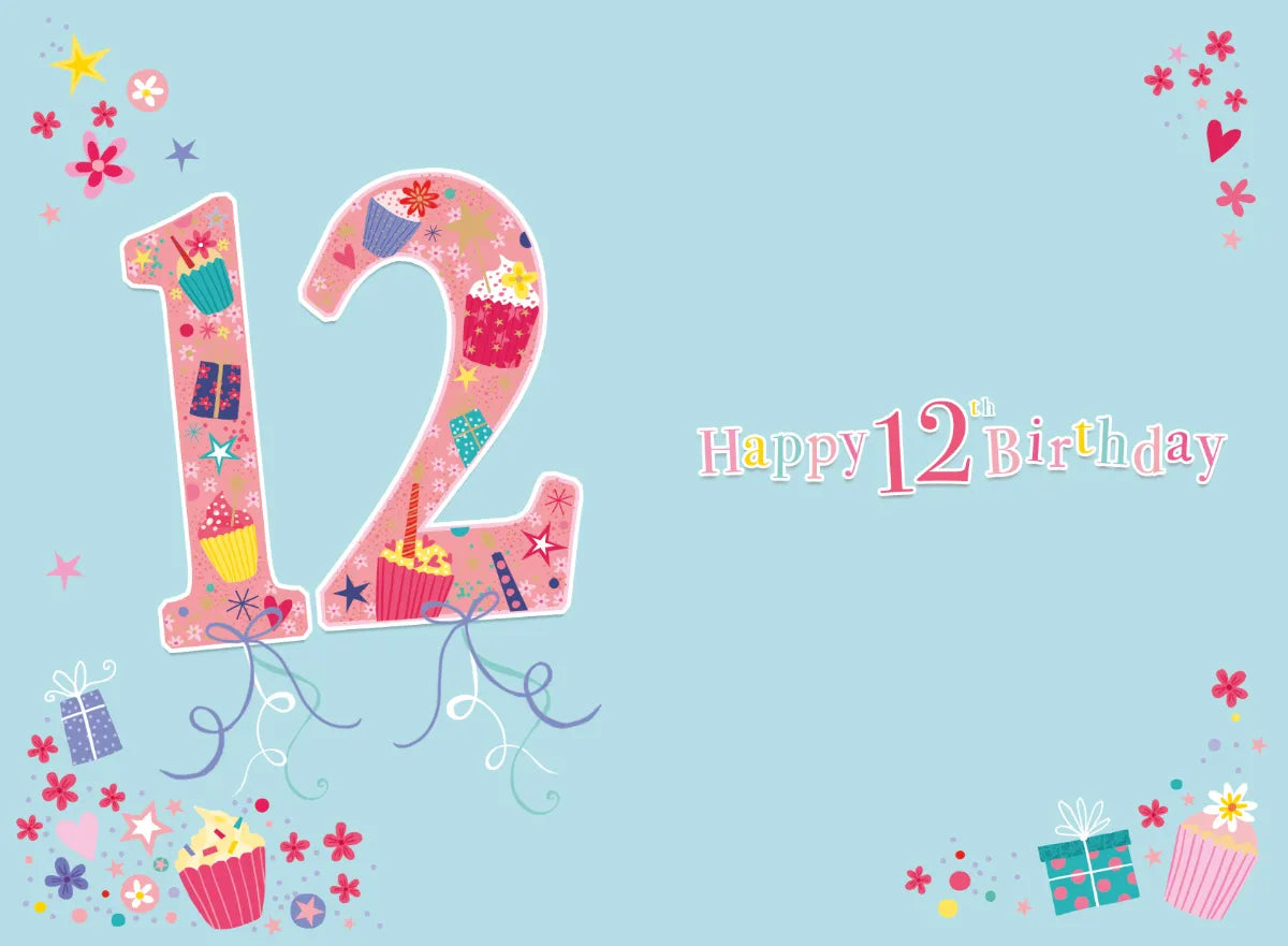 Yay Twelve 12 Today