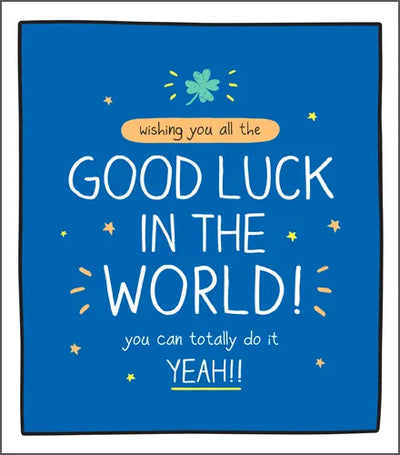 Wishing You All The Good Luck In The World! You Can Totally Do It Yeah!!