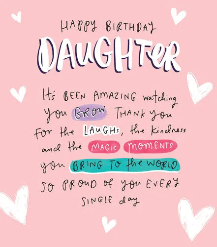 Happy Birthday Daughter