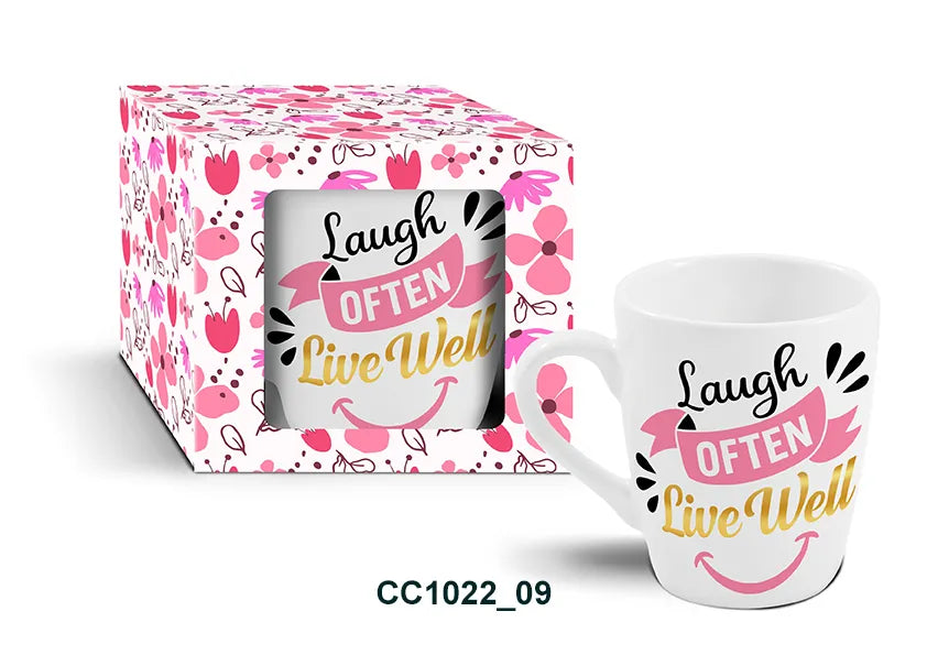 Mug - LAUGH OFTEN Live Well