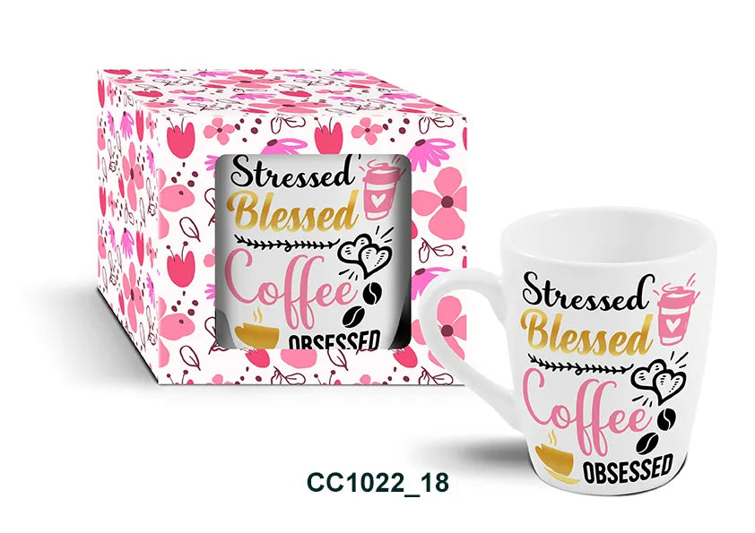 Mug - Stressed Blessed Coffee OBSESSED