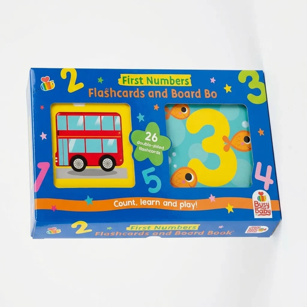 Busy Baby First Numbers Flashcards and Board Book