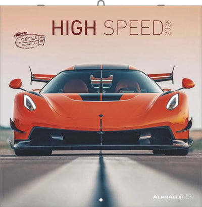 Alpha Edition High Speed 2026 Square calendar 30x30 cm