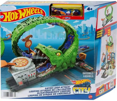 Hot Wheels City Gator Loop Attack Track