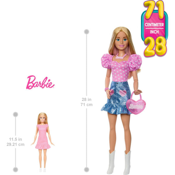 Mattel Barbie Blonde Fashion Doll 28-inch