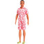 Barbie Fashionistas Ken Doll with Braided Brown Hair & Hawaiian Print Jumpsuit