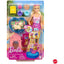 Barbie Puppy Pool Party Playset with Fashion Doll and Accessories