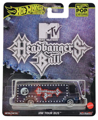 Hot Wheels Premium Pop Culture MTV Headbangers Ball HW Tour Bus Die-Cast Car