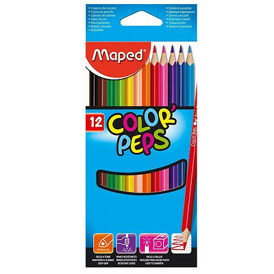 Pencil Colours X12 Colour Peps Star
