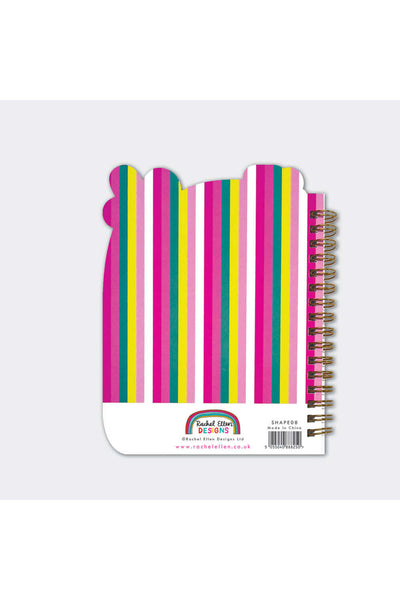 Flamingo Shaped Wirebound Notebook