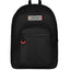 Seven Freethink Jet Black Backpack -  2 Large Pockets fit A4