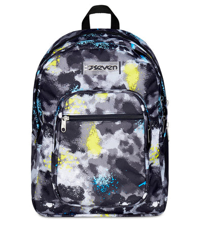 Seven Freethink Boy Backpack  2 Large compartments fit A4