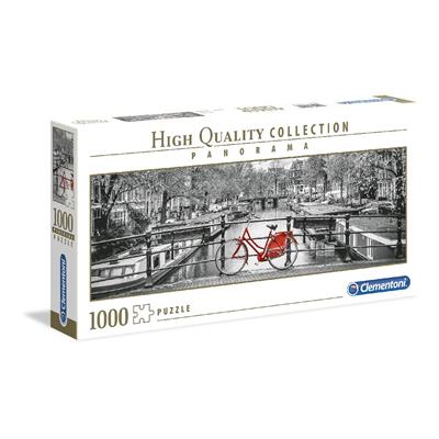 Puzzle X1000Pcs - Panorama Amsterdam Bicycle