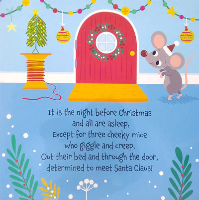 Touch and feel book - The Christmas Mice - Festive Felt Flap Board Book