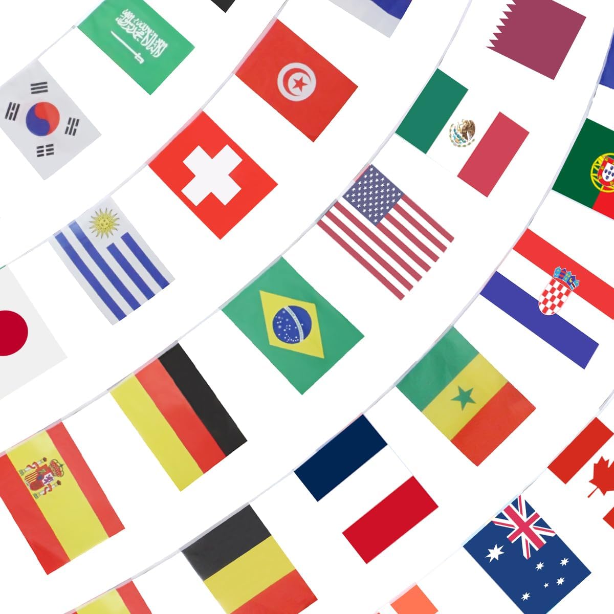 World cup 2026 15mtrs 9 x 6 inch 48 flags