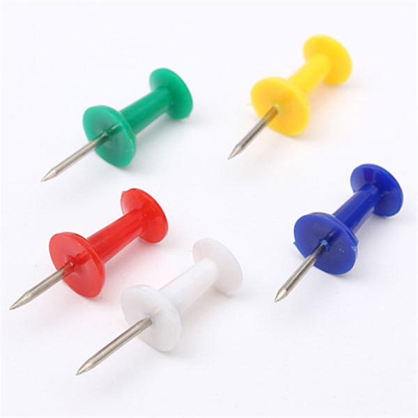 Push Pins Mixed Colours X20Pcs