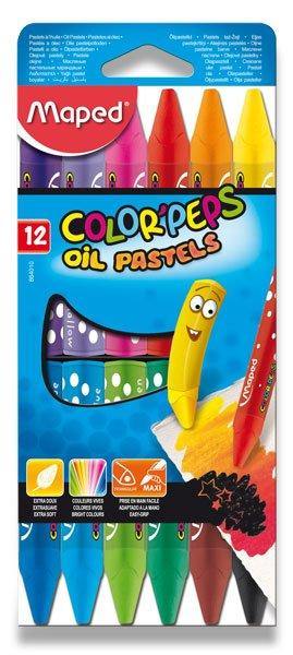 Oil Pastels X12 Colour Peps Oil Pastels
