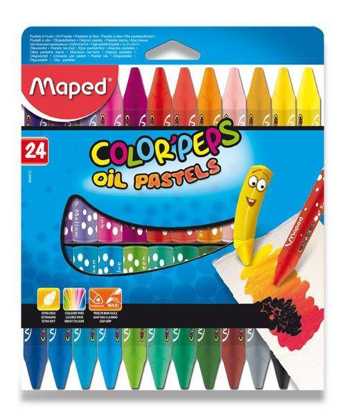 Oil Pastels X24 Colour Peps Oil Pastels