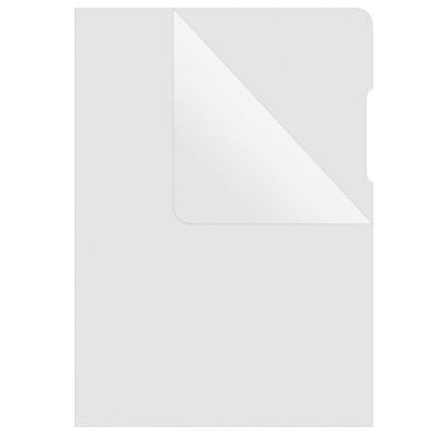 L shaped folders A4 - 80mic x100pcs
