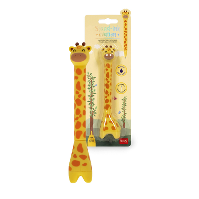 Legami Stand-Ink Ovation Giraffe Ballpoint Pen with Base