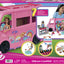 Barbie Dream Camper Playset with Roof Tent, BBQ Grill with Color Change Feature and 60 Accessories