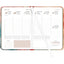 Lady Journal Roses 2026 - Diary A6 one week on 2 pages - 10.7x15.2 cm