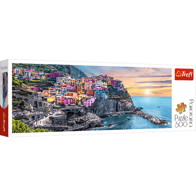 Puzzle Panorama Vernazza At Sunset Italy Pcs