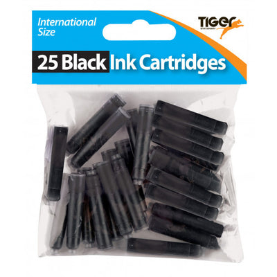 Bag x25 Black Ink Cartridges