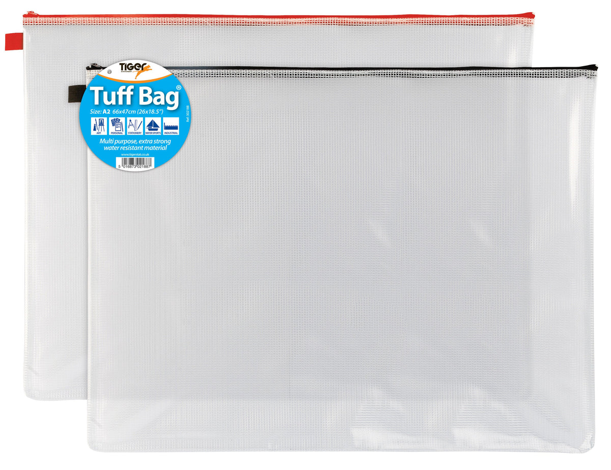 Clear Mesh Bag A2 With Zip