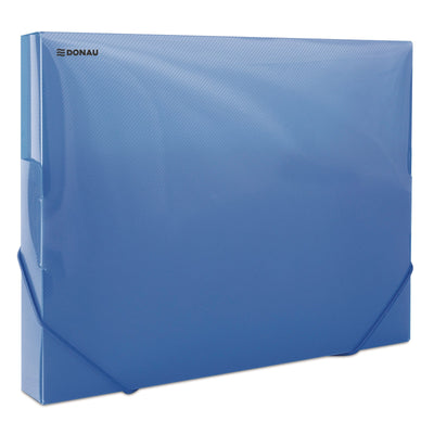 Elastic Box File 3Cm Blue