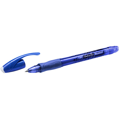 Bic Gelocity Illusion Blu Erasble Gel Pen 0.7Mm