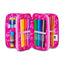 SEVEN  Fixstar Girl SJ Ever Filled 3 zip pencil case