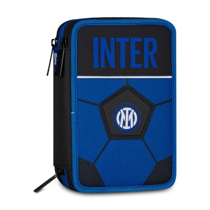 Inter 3 Zipper Filled Pencil Case
