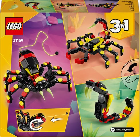 LEGO Creator 3-in-1 Wild Animals: Surprising Spider - 31159
