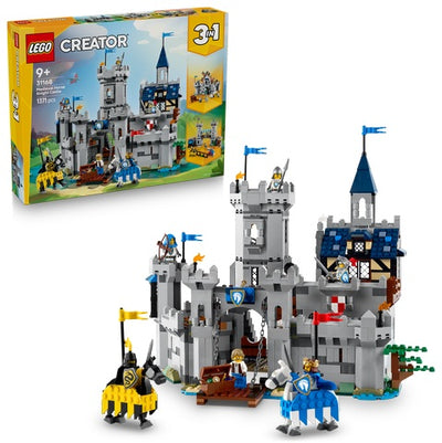 LEGO Creator 3-in-1 Medieval Horse Knight Castle 31168
