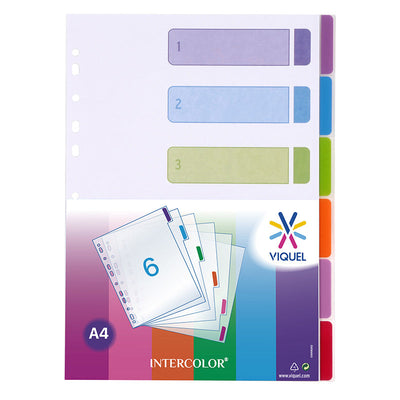 PVC coloured Dividers x6