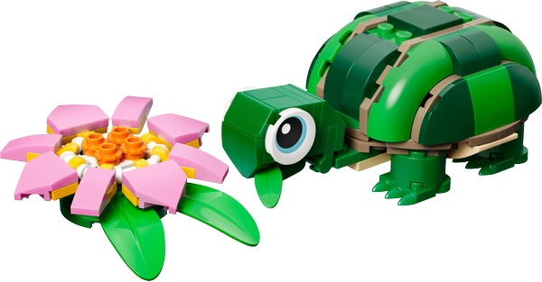 LEGO Creator 3-in-1 Turtle With A Water Lily Flower 31377
