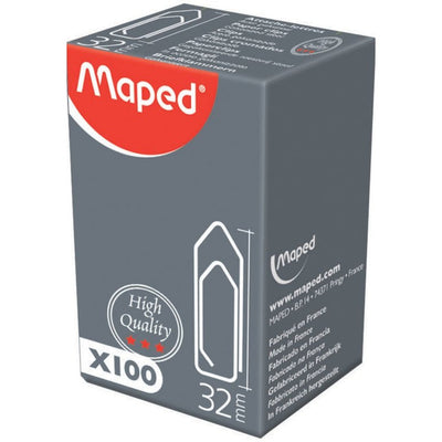 Maped Paper Clips 32mm Pack of 100pcs