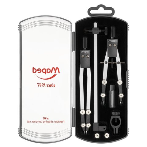 Precision Drawing spring Compass Set with extention