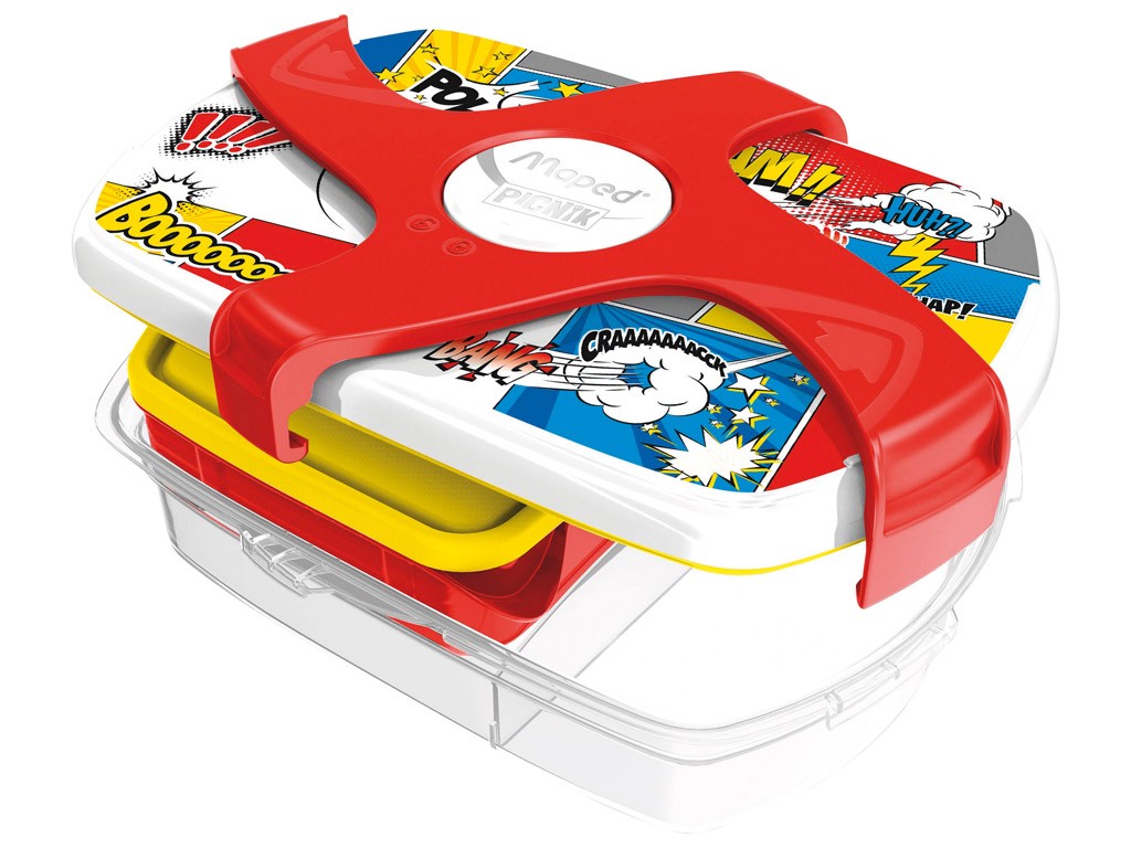 Lunch Box With 3 Compartments
