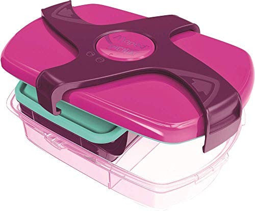 Lunch Box With 3 Compartments Pink