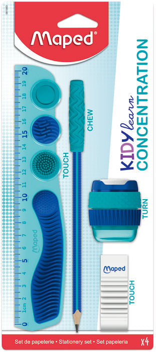 Maped Kidy Learn Concentration 4-Piece School Set