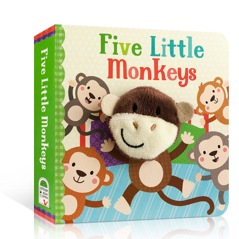 Puppet Book: Five Little Monkeys