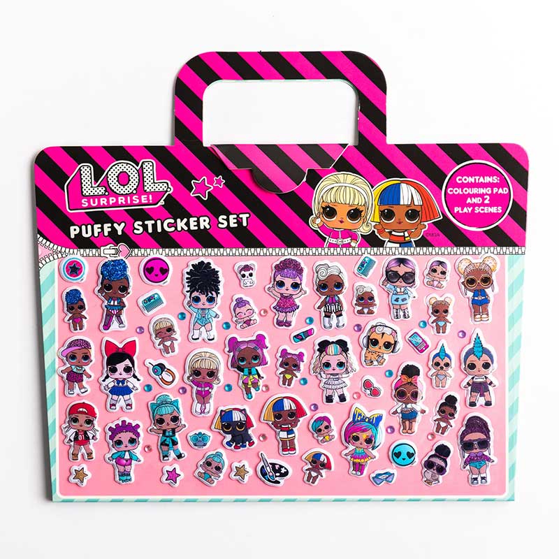 Lol Surprise Puffy Sticker Set