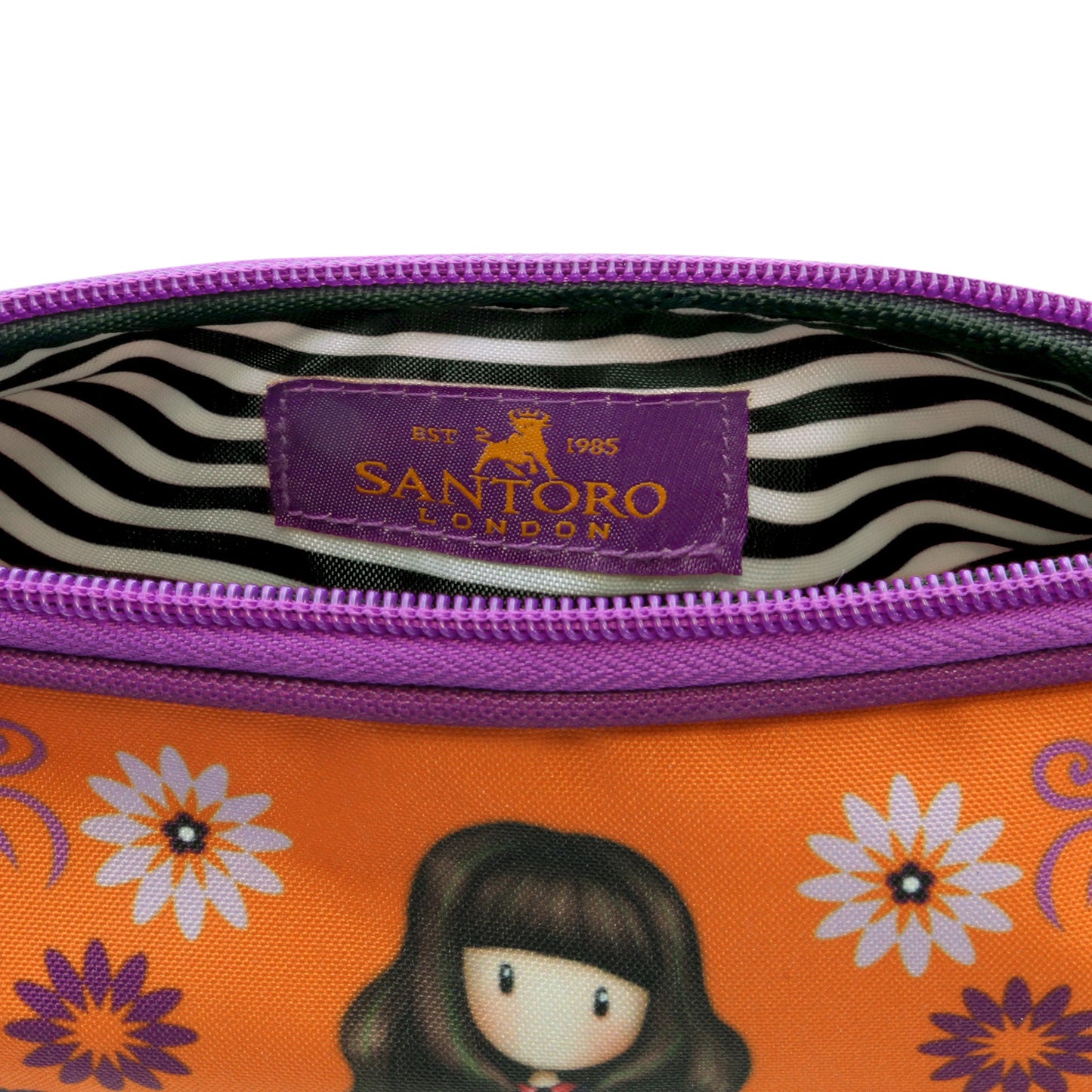Gorjuss Pencil Case Round Orange